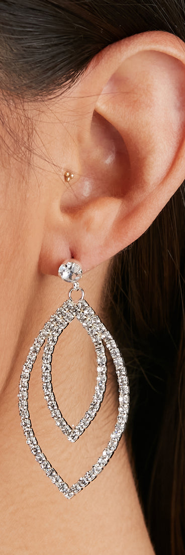 Dazzling Babe Teardrop Earrings
