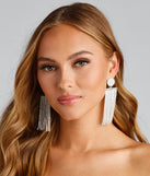 Chic Things Rhinestone Bar-Post Earrings