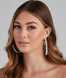 Party Time Rhinestone 3-Row Hoops