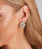 Flower Cluster Stud Earrings for 2022 festival outfits, festival dress, outfits for raves, concert outfits, and/or club outfits