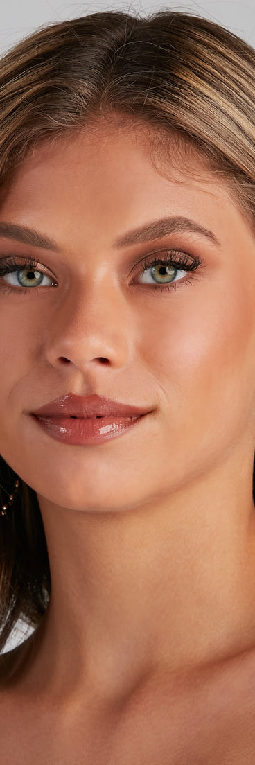 Rise And Glam Oval Bead Hoops