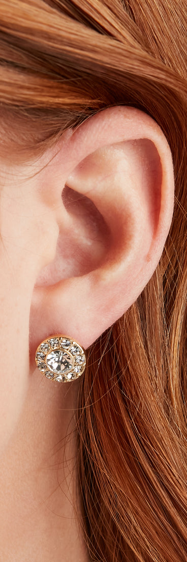 Girls Want Pearls Rhine Stud Earrings for 2022 festival outfits, festival dress, outfits for raves, concert outfits, and/or club outfits