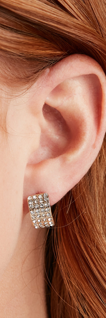 Girls Want Pearls Rhine Stud Earrings for 2022 festival outfits, festival dress, outfits for raves, concert outfits, and/or club outfits