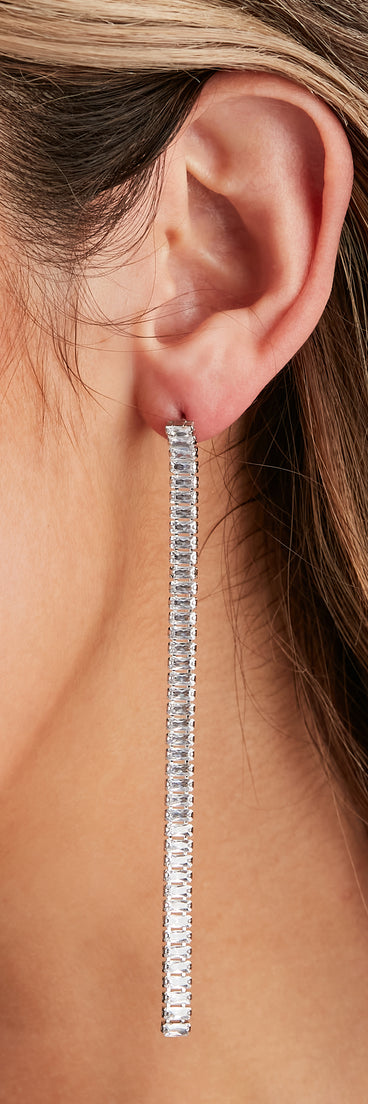 Glams The Word Linear Earrings