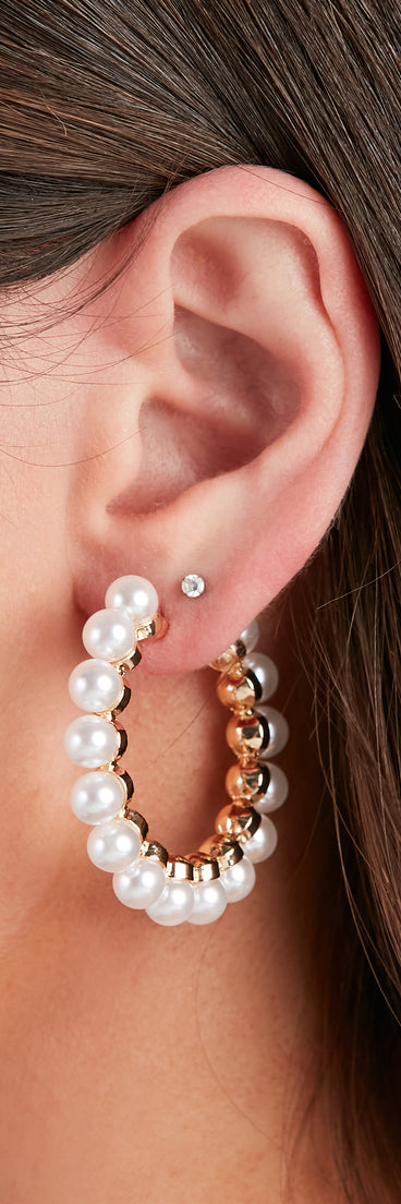 Pearl Waldorf Hoops
