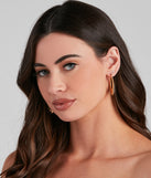 Gold Plated Teardrop Hoops