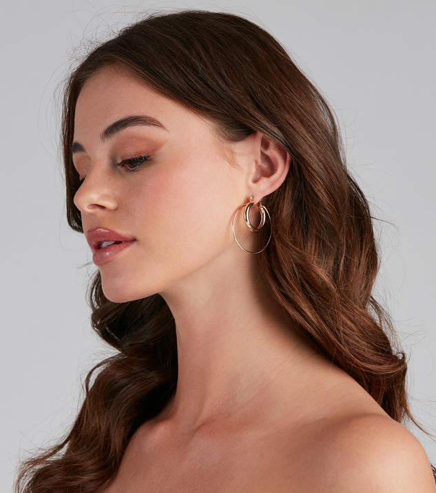 Contemporary Shine Hoop Earrings for 2022 festival outfits, festival dress, outfits for raves, concert outfits, and/or club outfits