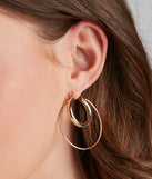 Contemporary Shine Hoop Earrings for 2022 festival outfits, festival dress, outfits for raves, concert outfits, and/or club outfits