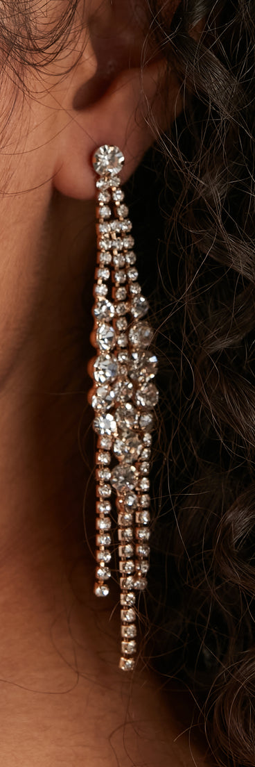 So Gatsby Linear Chandelier Earrings