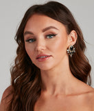 Edgy Vintage Spike Rhinestone Earrings is a trendy pick to create 2023 festival outfits, festival dresses, outfits for concerts or raves, and complete your best party outfits!