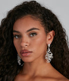 Glam Soirï¿½e Crystal Chandelier Earrings is the perfect Homecoming look pick with on-trend details to make the 2023 HOCO dance your most memorable event yet!