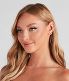 Glam Mind Rhinestone Ear Cuffs is a trendy pick to create 2023 festival outfits, festival dresses, outfits for concerts or raves, and complete your best party outfits!