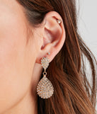 Bonjour Glam Teardrop Earrings for 2022 festival outfits, festival dress, outfits for raves, concert outfits, and/or club outfits