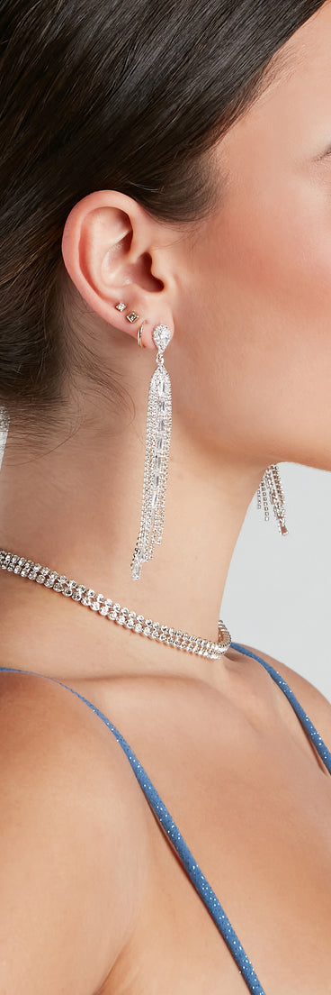 Shimmer And Shine Rhine Earrings