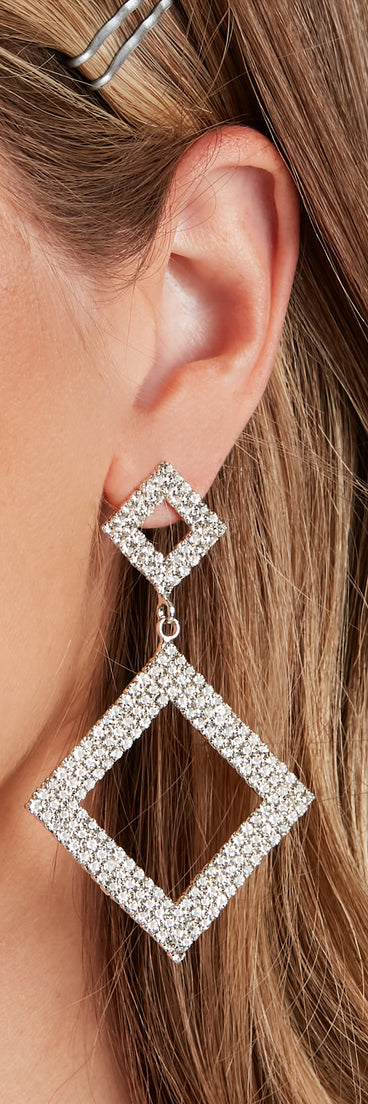 Dare To Dream Rhinestone Earrings