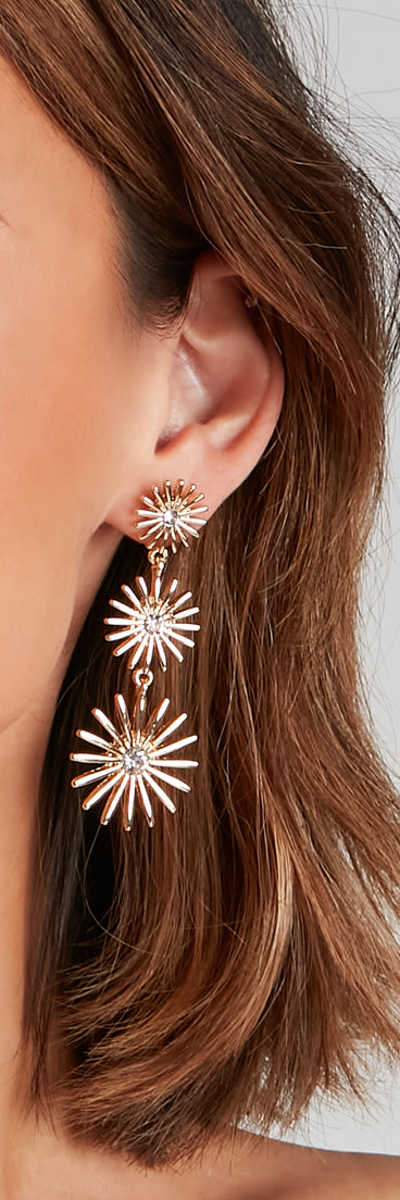 Make A Wish Starburst Earrings is a trendy pick to create 2023 festival outfits, festival dresses, outfits for concerts or raves, and complete your best party outfits!