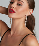 Glistening In Rhinestone Earrings