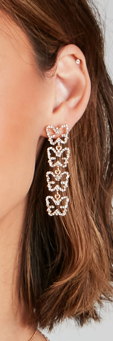 Feeling Butterflies Rhine Earrings is a trendy pick to create 2023 festival outfits, festival dresses, outfits for concerts or raves, and complete your best party outfits!
