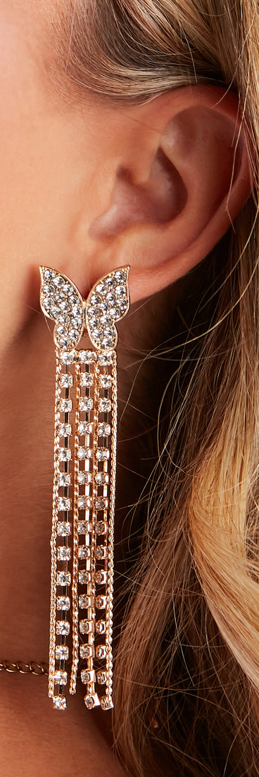 Magical Butterfly Fringe Earrings is a trendy pick to create 2023 festival outfits, festival dresses, outfits for concerts or raves, and complete your best party outfits!