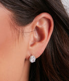 Luxurious Rhinestone Stud Earrings