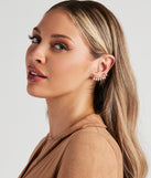 Trendy Details Embellished Ear Cuffs