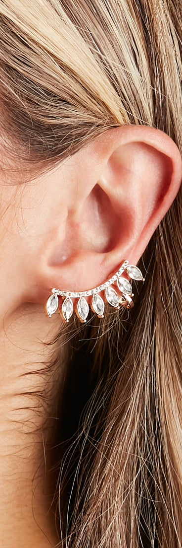 Trendy Details Embellished Ear Cuffs