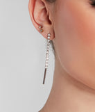 Secretly Yours Rhinestone Earrings