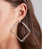 Dazed And Chic Hoop Earrings Set