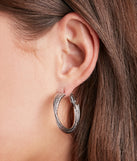 Dazed And Chic Hoop Earrings Set