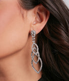 Gorgeous Radiance Rhinestone Duster Earrings