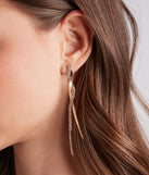Majorly Luxe Rhinestone Twist Earrings