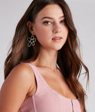 Such A Cutie Flower Drop Earrings is a fire pick to create 2023 festival outfits, concert dresses, outfits for raves, or to complete your best party outfits or clubwear!