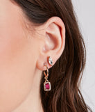 Mesmerizing Beauty Gemstone Earrings Set