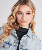 Dreamy Moon And Star Duster Earrings is a fire pick to create 2023 festival outfits, concert dresses, outfits for raves, or to complete your best party outfits or clubwear!