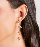 Bring On The Glitz Rhinestone Duster Earrings