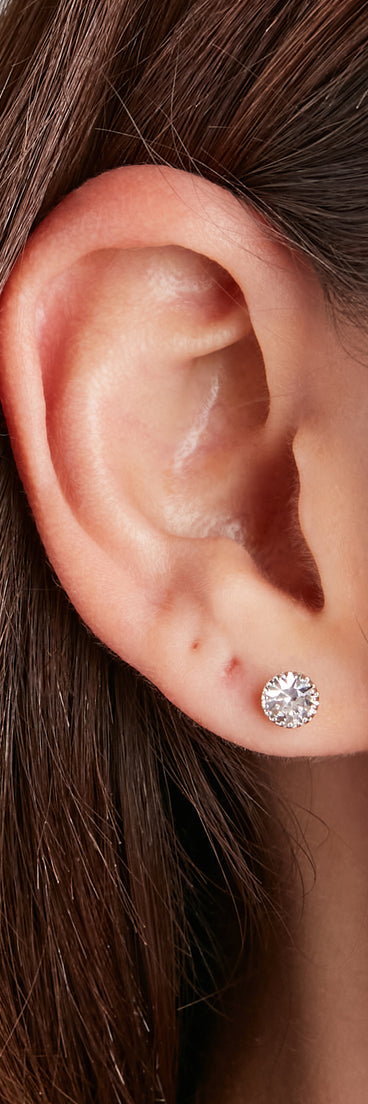 Elegant Drama Rhinestone Fringe Earring Set