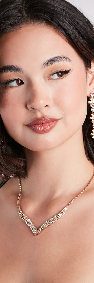 Ethereal Moment Flower Rhinestone Earrings