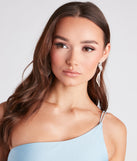 With Enchanting Chic Rhinestone Wing Duster Earrings as your homecoming jewelry or accessories, your 2023 Homecoming dress look will be fire!