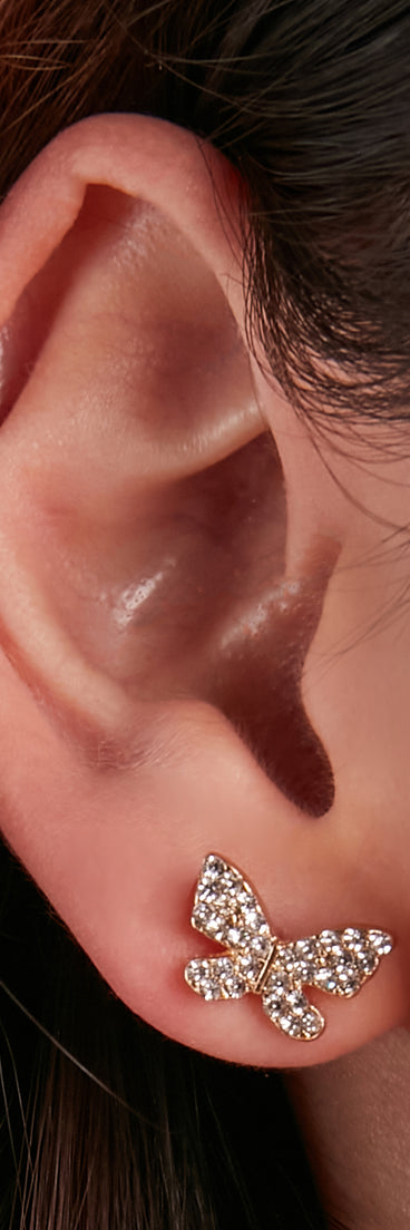 Catching Feels Butterfly Chain Earrings is a fire pick to create 2023 festival outfits, concert dresses, outfits for raves, or to complete your best party outfits or clubwear!