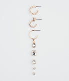 Endless Style Rhinestone Earring Variety Pack