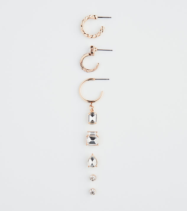 Endless Style Rhinestone Earring Variety Pack