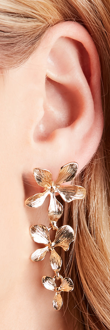 Bloom With Beauty Flower Duster Earrings