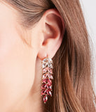 Gorgeous Radiance Ombre Gemstone Duster Earrings