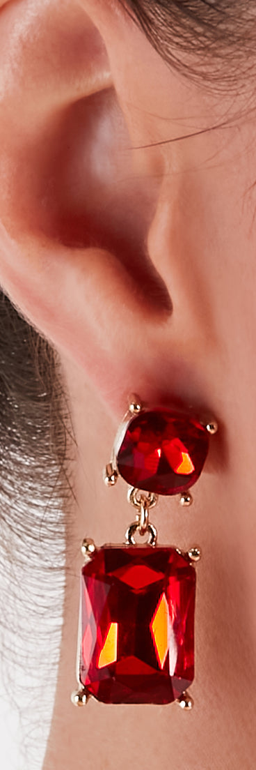 Precious Style Gemstone Earrings