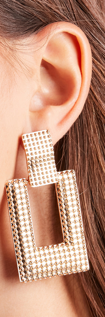 Make A Statement Door Knocker Earrings