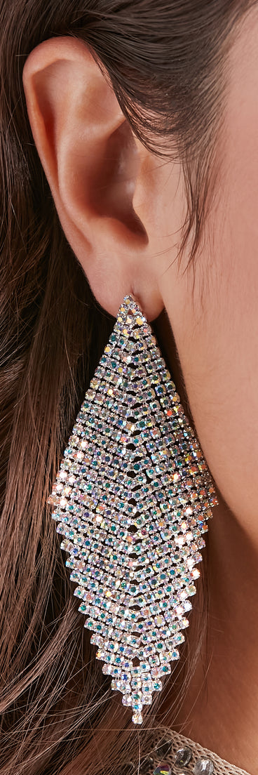 Captivating Glamour Rhinestone Statement Earrings