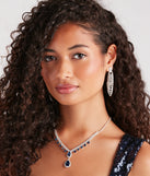 Elegance Served Rhinestone Chandelier Earrings