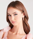 Dainty Radiant Rhinestone Front-To-Back Earrings