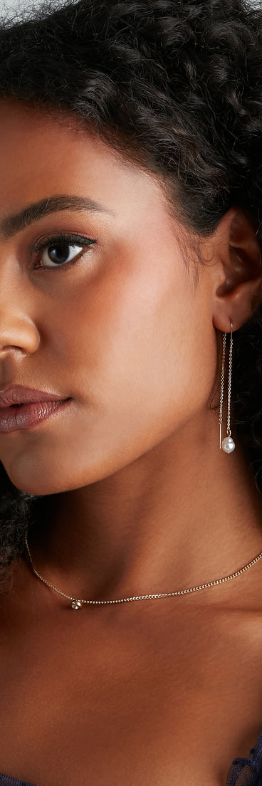 Pearl Of Perfection Dainty Earrings