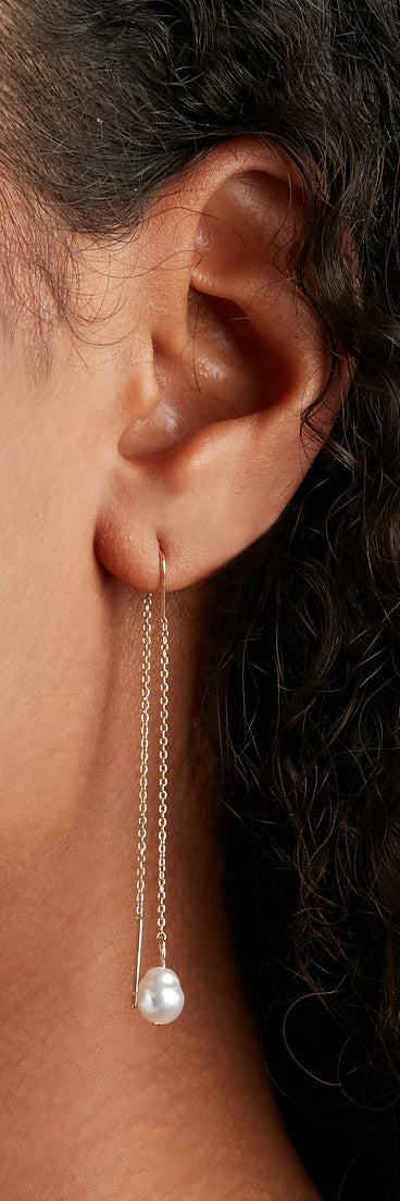 Pearl Of Perfection Dainty Earrings